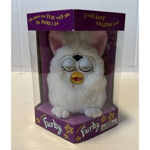 FURBY White/Pink Ears 70-800 – Tiger Electronics - New In Box - NEW